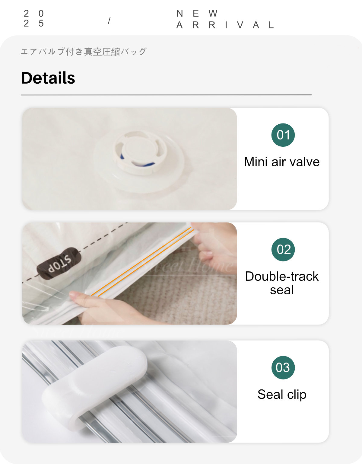 Air Valve Vacuum Compression Bag-9